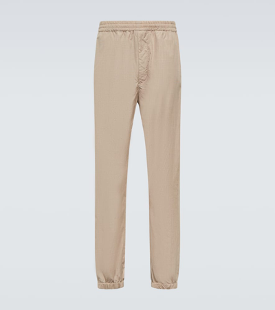 Auralee Wool Pants In Beige