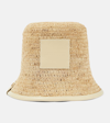 Jacquemus Le Bob Soli Raffia Hat In White