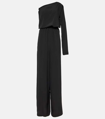 Rick Owens Athena One-shoulder Jumpsuit In Black