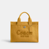 Coach Cargo Tote In Orange