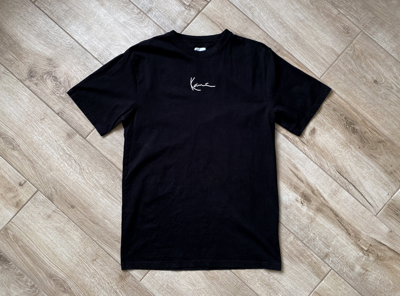 Pre-owned Karl Kani X Rap Tees Karl Kani Center Logo T-shirt In Black