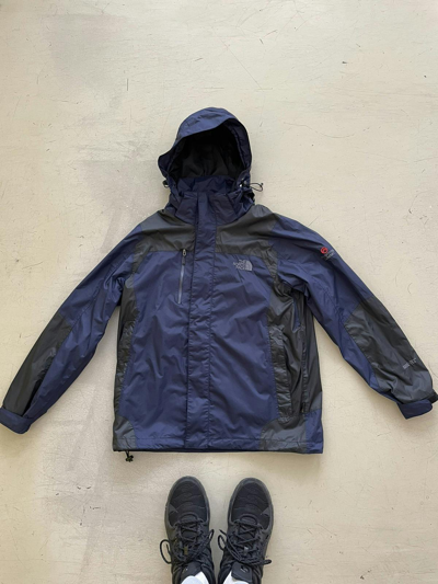 Pre-owned Outdoor Life X The North Face Thenorthface Summit Series Gore-tex Windbreaker 2 In 1 Vntg In Navy