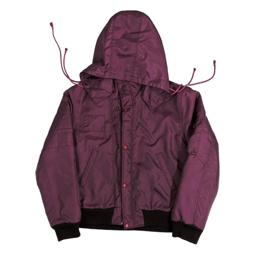 RafSimons 04aw waves期　ボンバージャケット　サイズ46 Pre-owned Raf Simons 04 Waves Bomber Jacket In Burgundy | ModeSens