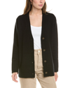 Vince Weekend Wool & Cashmere-blend Cardigan In Black