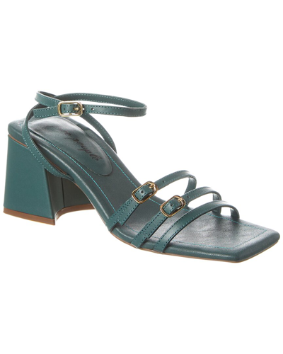 Free People Niki Strappy Leather Sandal In Green