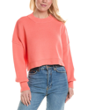 Free People Easy Street Crop Pullover In Orange