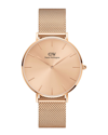 Daniel Wellington Petite Melrose Mesh Watch, 28mm
