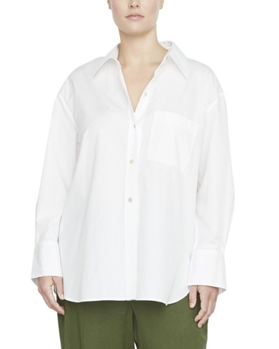 Vince Cotton Shirt In White