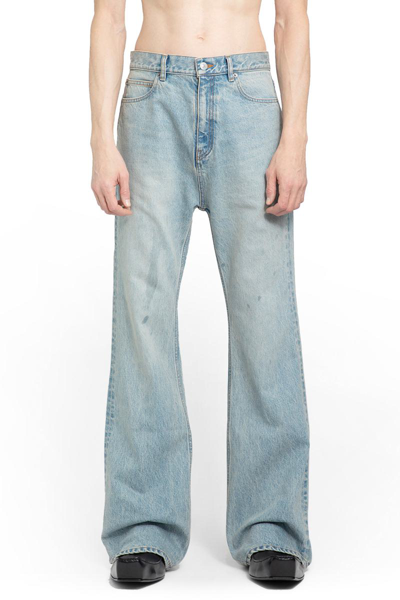 Balenciaga Jeans In Light Indigo & Madder
