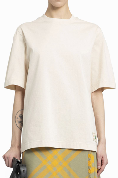 Burberry T-shirts In Beige
