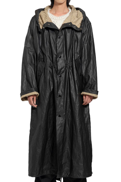 Dries Van Noten Coats In Black