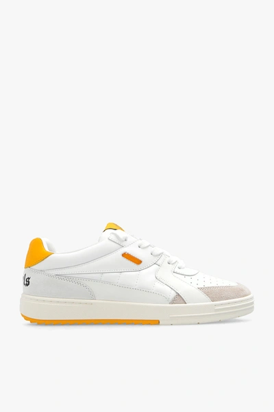 Palm Angels White Sneakers With Logo In New