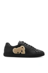 PALM ANGELS PALM ANGELS BLACK SNEAKERS WITH LOGO