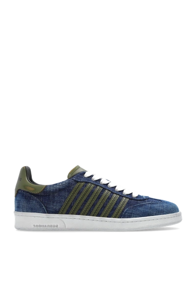Dsquared2 Navy Blue ‘boxer' Sneakers In New
