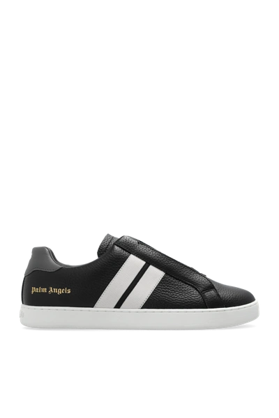 Palm Angels Black Sneakers With Logo In New