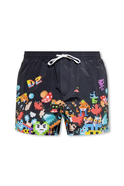 Dsquared2 Black Swimming Shorts In New