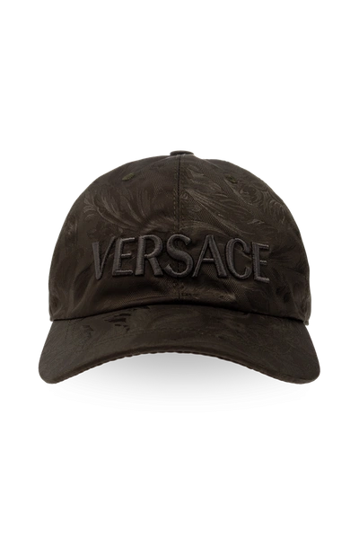 Versace Green Baseball Cap In New