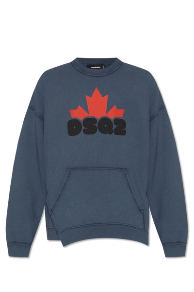 Dsquared2 Sweatshirt With Logo Fleece In New