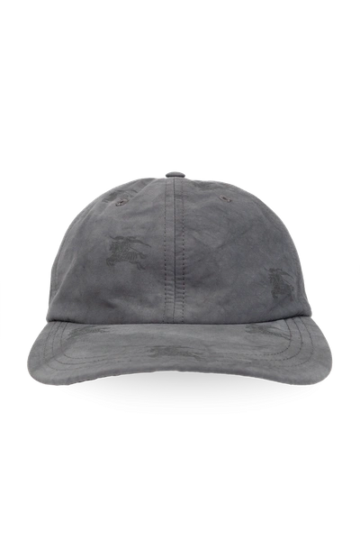 Burberry Grey Baseball Cap In New