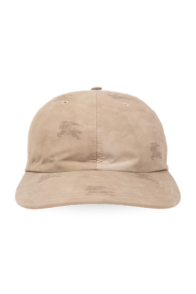 Burberry Beige Baseball Cap In New