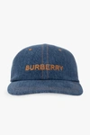 BURBERRY BURBERRY BLUE DENIM BASEBALL CAP