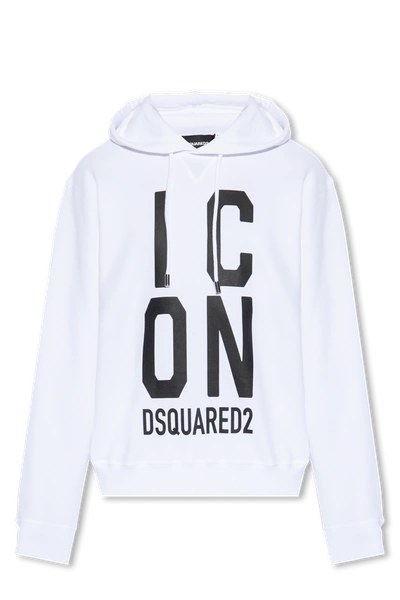 Dsquared2 Printed Hoodie In New