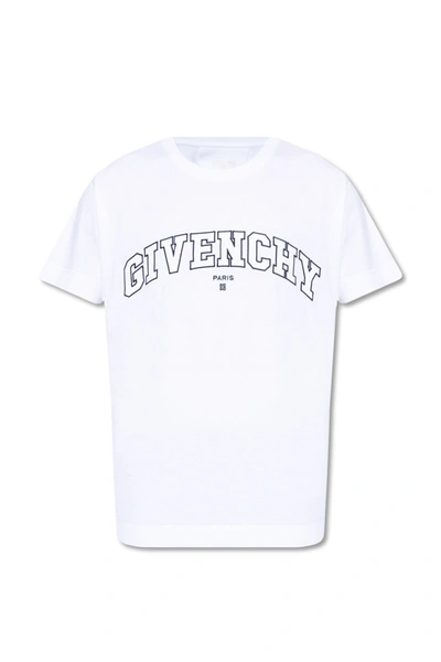 Givenchy White Logo T-shirt In New