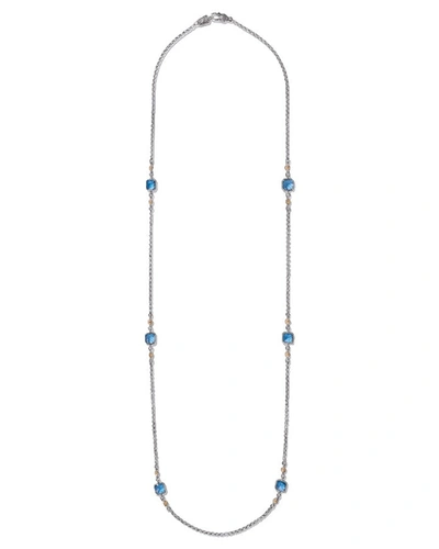 Konstantino Women's Anthos Sterling Silver, 18k Yellow Gold & Blue Spinel Necklace In Multi