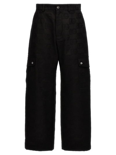 Dolce & Gabbana Dg Jaquard Pants Black