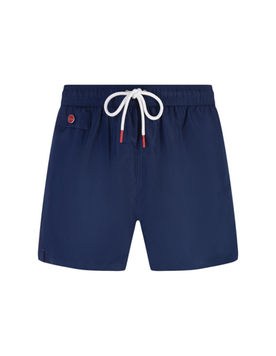 Kiton Navy Blue Swim Shorts