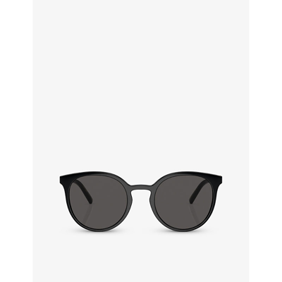 Dolce & Gabbana Dg6189u Phantos-frame Injected Sunglasses In Black