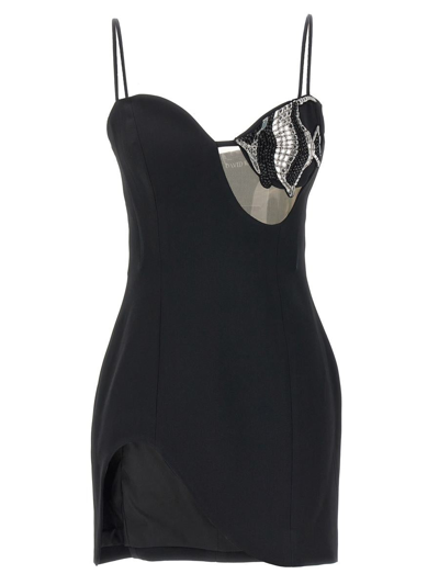 DAVID KOMA DAVID KOMA CRYSTAL FISH DRESS