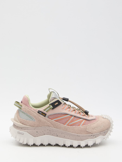 Moncler Trailgrip Sneakers In Nude & Neutrals
