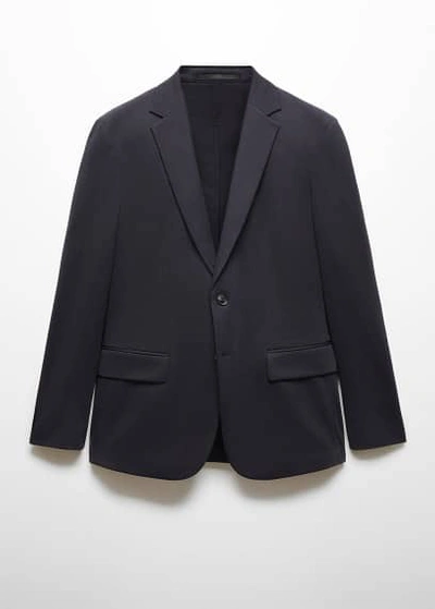 Mango Man Blazer Dark Navy