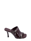Burberry 85mm Zip-detailed Mules In Red