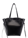 Mulberry Clovelly Calfskin Leather Tote In Black