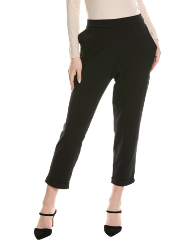 Eileen Fisher Slim Cropped Pant In Black