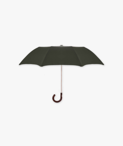 Larusmiani Folding Umbrella Umbrella In Olive