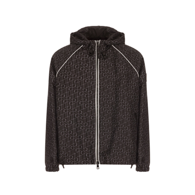 Gucci Monogram Windbreaker Jacket In Grey