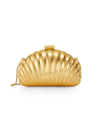 Simkhai Monet Shell Clutch In Gold