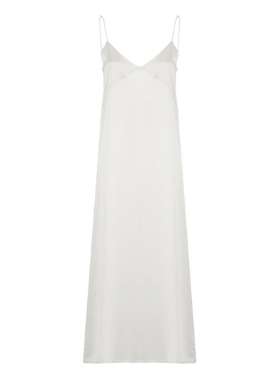 Fabiana Filippi Silk Dress In White