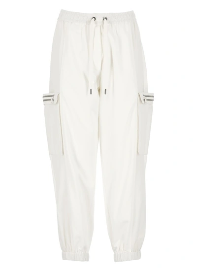 Brunello Cucinelli Cotton Pants In White