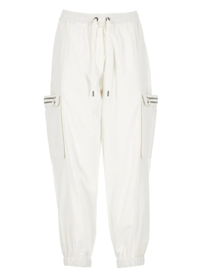 Brunello Cucinelli Cotton Pants In Beige