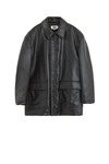 Mm6 Maison Margiela Jacket In Black Polyester In Black