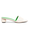 KATE SPADE WOMEN'S TEE TIME LEATHER MULE SANDALS