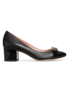 KATE SPADE WOMEN'S BOWDIE LEATHER PUMPS