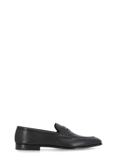 Church's Black Leather Loafers