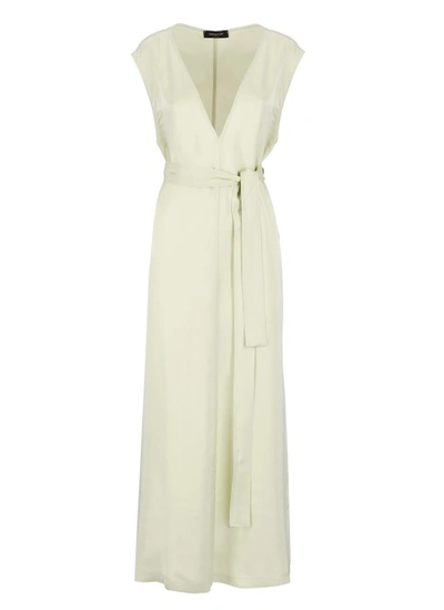 Fabiana Filippi Viscose Dress In Neutrals