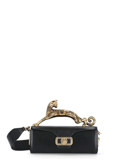 Lanvin Pencil Chat Hand Bag In Black