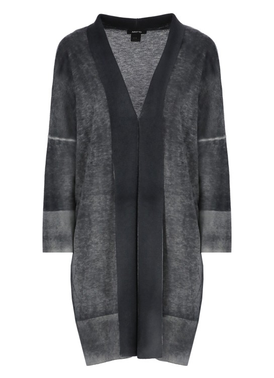 Avant Toi ribbed-knit open-front cardigan - Brown